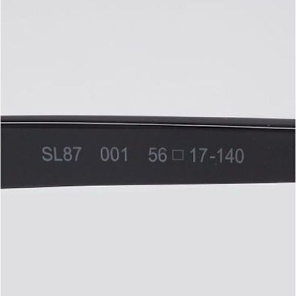 Yves Saint Laurent SL 87 Rectangular Unisex Sunglasses in Black/Grey - Picture 7 of 9